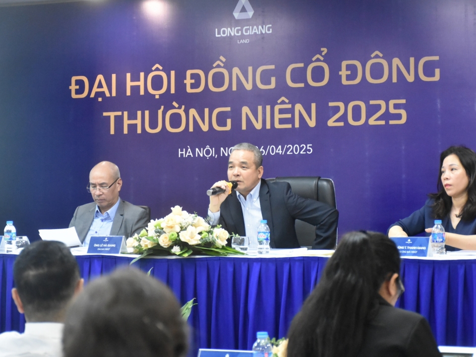 Long Giang Land tổ chức Đại hội cổ đông thường niên 2025